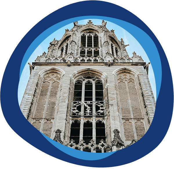De Dom van Utrecht om aan te geven dat wij ook in Utrecht langskomen met onze contra-expertise.